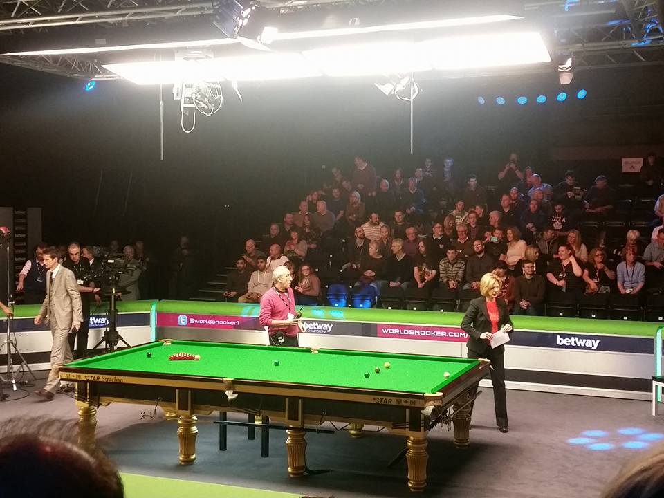 Getting ready for the UK Championship final 2015