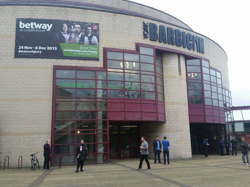 The York Barbican during the UK Championship in Snooker 2015