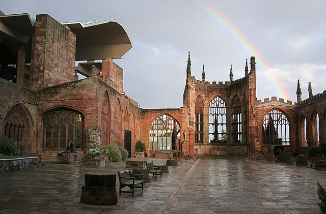 Ruins of the old Coventry Cathedral